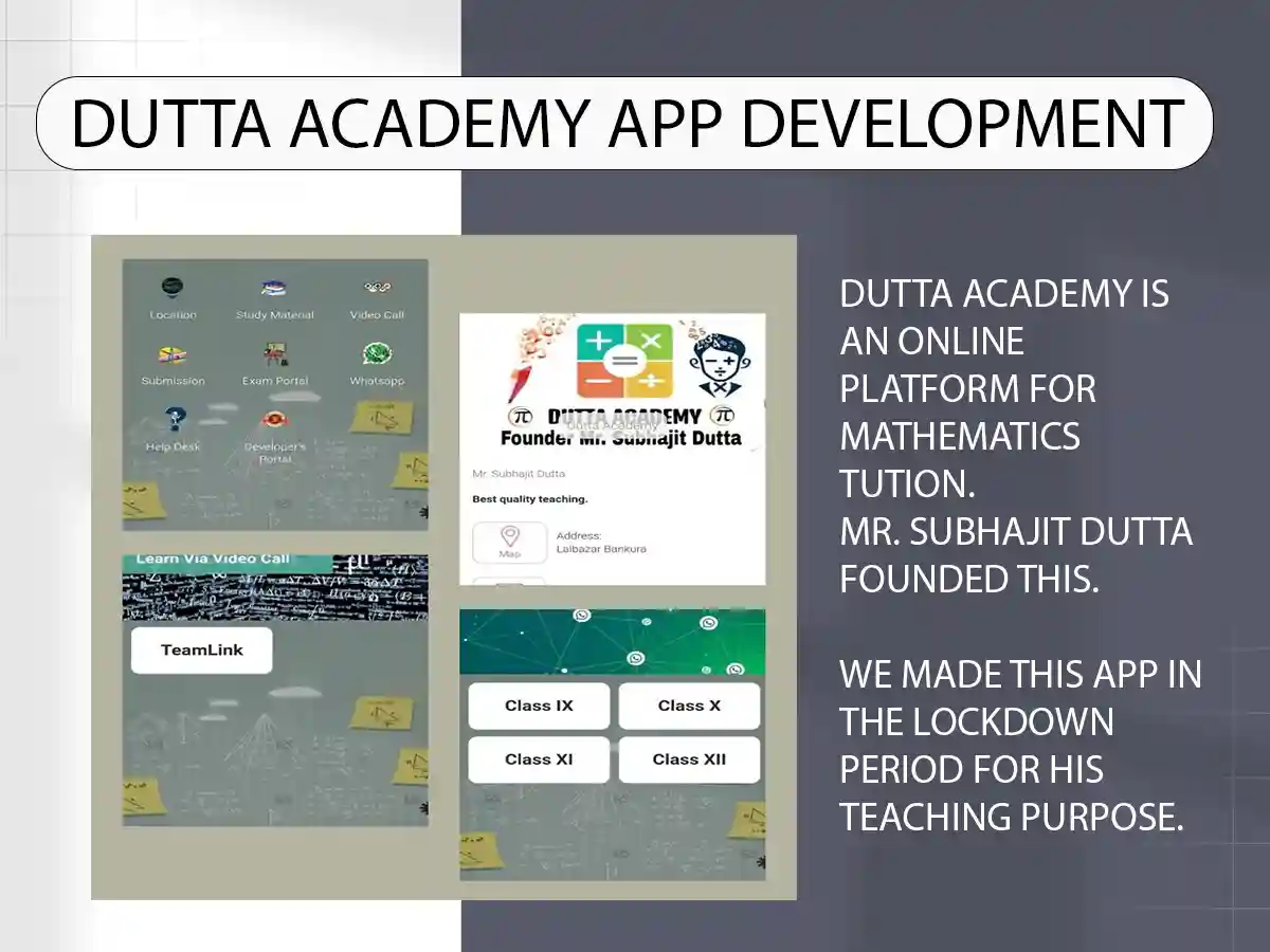 Dutta Academy App Development – Team TCB
