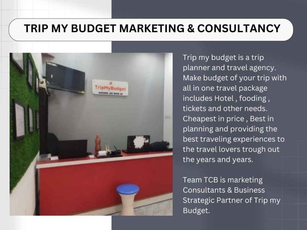 Trip My Budget Marketing & Consultancy - Team TCB