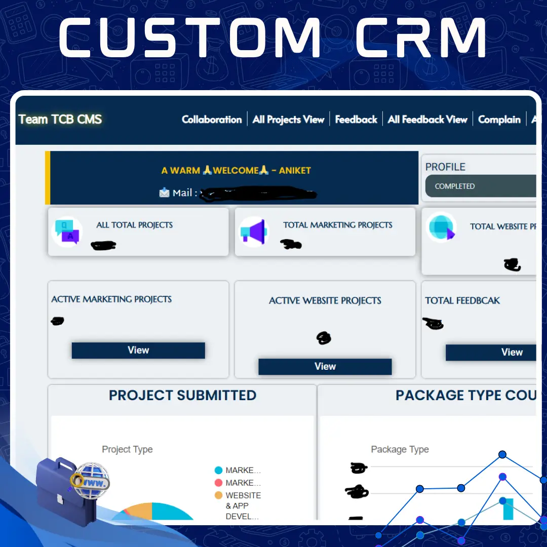 Team TCB Custom CRM - Website Gallery