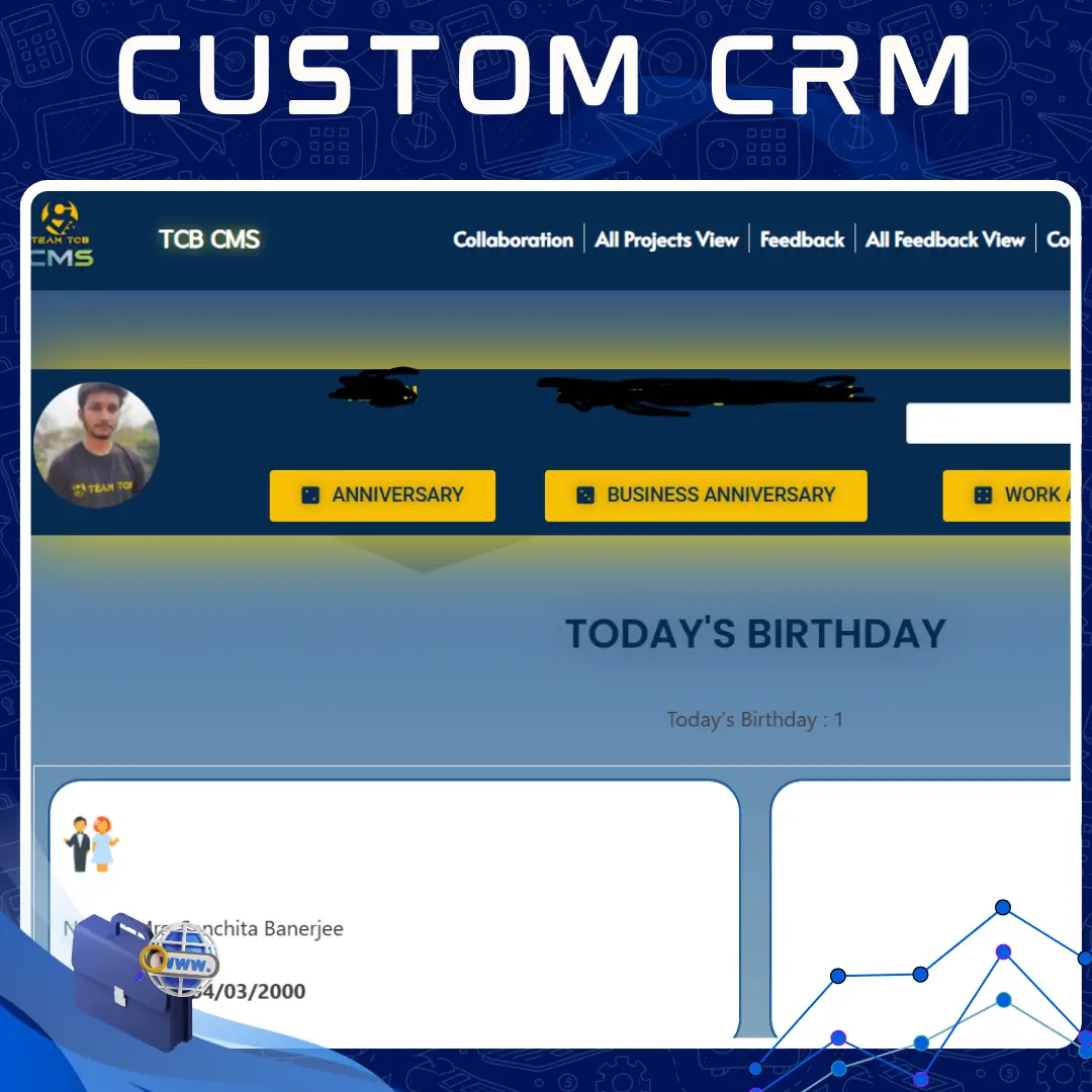 Team TCB Custom CRM - Website Gallery